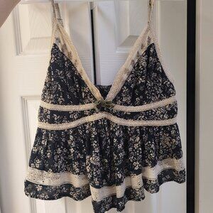 Free People Floral Top